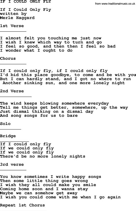 lyrics for fly